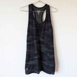 Athleta Black Camo Running Workout Tank Top